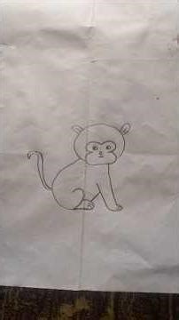 monkey drawing #drawings #artshorts #viralvideo #trending #trendingshorts #viral
