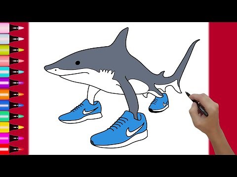 HOW TO DRAW TRALALERO TRALALA - EASY STEP BY STEP DRAWING