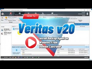 HOW To Setup Veritas Agent on Windows