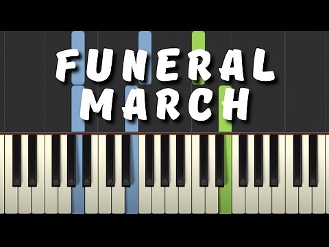 Easy Piano Tutorial: Funeral March by Chopin (simplified) with free sheet music