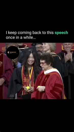 Entrepreneur Wealthy on Instagram: "Billie Jean King reminded graduates that "pressure is a privilege." Opportunity brings responsibility-to lead, influence culture, and shape what the next 10-20 years look like. Drawing from decades at the top, she framed mistakes as data, not failure. Authenticity compounds over time, and inclusion is only fully understood by those who've experienced exclusion firsthand. Her formula for lasting success was simple: 3 priorities-relationships, lifelong learning,