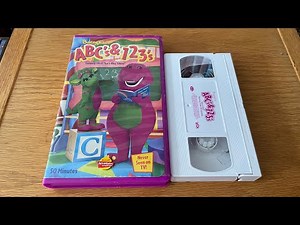 Opening & Closing To Barney’s ABC’s & 123’s 2000 VHS