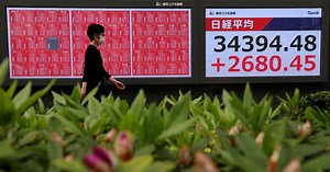 日経平均は急反発、米関税90日間停止を好感　上昇幅歴代2位