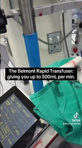 Anesthesiologist uses Belmont rapid transfuser for trauma activation surgery