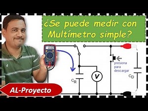 Como medir CAPACITANCIA con MULTIMETRO DIGITAL BASICO⚡ MEDIR UN CAPACITOR / CONDENSADOR💥SUPER FACIL✅