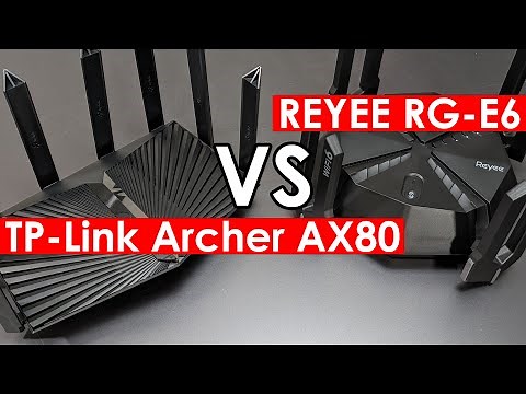 The Ultimate Wi-Fi 6 Router Showdown: Reyee RG E6 vs TP Link Archer AX80