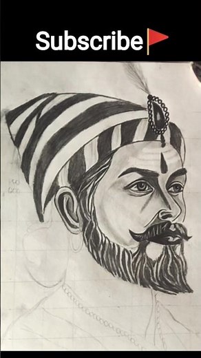 "Watch This Sketch Turn Into a King part 2 🚩🙏 #ytshorts #art #shortyz