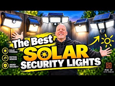 What is the BEST Solar LED Security Light for Your Home?