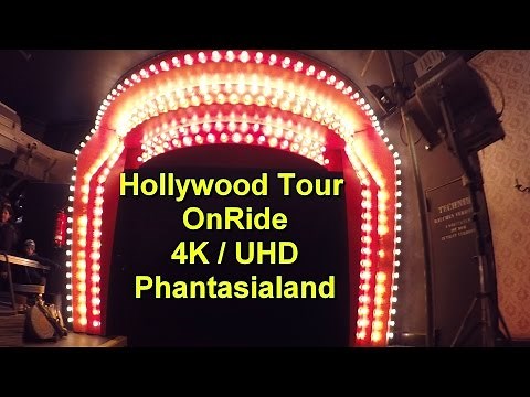 Hollywood Tour Phantasialand onride (4K / UHD / HD) – Themenfahrt Phantasialand 2017