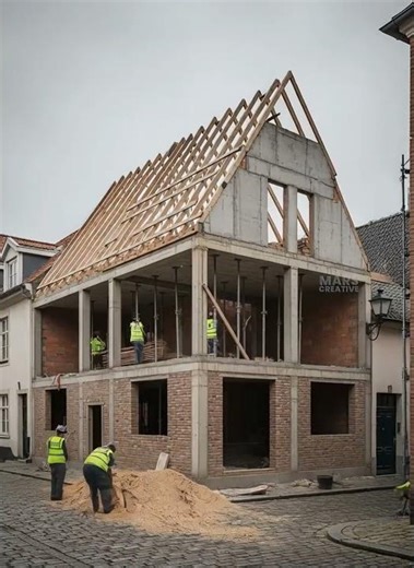 From Open Space to a Complete House | Powerful Construction Timelapse