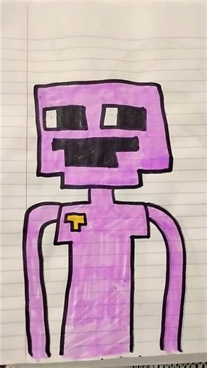 I Draw Purple Guy from FNAF!!! (Pt.2)💜🤍💜🤍💜💛💜🤍💛💜🤍💛💜🤍💛 #art #fivenightsatfreddysfanart