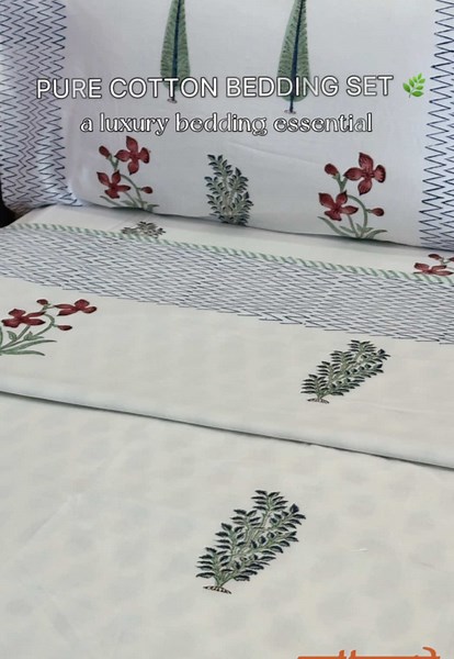 Traditional Cotton Bedding Set for Restful Elegance