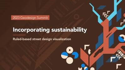 Incorporating sustainability in ruled-based street design visualization