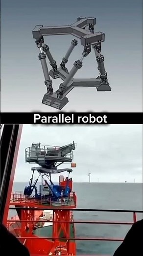 The Power of Parallel Robot Technology: Epic Mechanical Mechanism #shorts