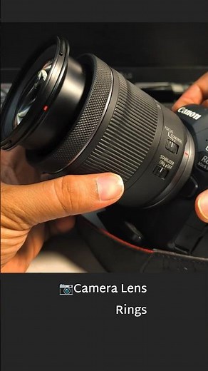camera 📷 lens ring tutorial canon r6 mark 2