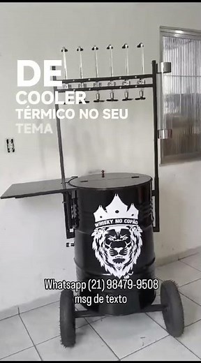Caipirinha Drinks Cart Thermal Cooler for Investors, Entrepreneurs to Start Business