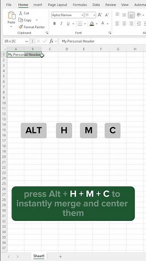 Stop Formatting Cells Manually! Merge Cells the Right Way in Excel!