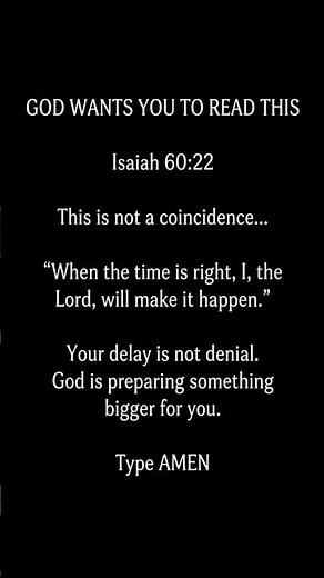 God Is Speaking to You Today 🙏 | Bible Message (Isaiah 60:22) #faith