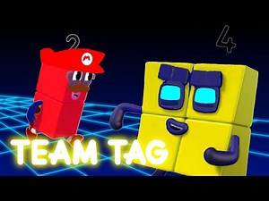 Numberblocks Team Tag but it's Cartoonblocks
