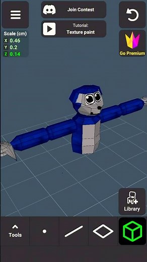 My first time making a working player model, How’d I Do? #gorillatag #blender #gtag #model #first
