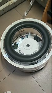 Unique setup using a see-through Passive Radiator 👀👀👀🔊🔊🔊😎😎😎 @electronicsdokan Need a 3d design/blueprints? Message us for a quote today! https://linktr.ee/houstonaudiolab #woodworking #caraudio #audio #houstonaudiolab #Houston #subwoofer #loud | Houston Audio Lab