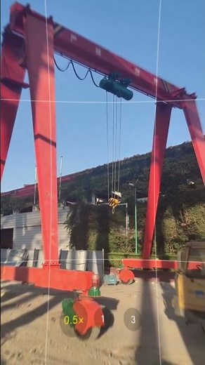 Rubber Tyred Single Girder Goliath Gantry Crane A Frame Design for 1 to 20 Ton Heavy Load Handling