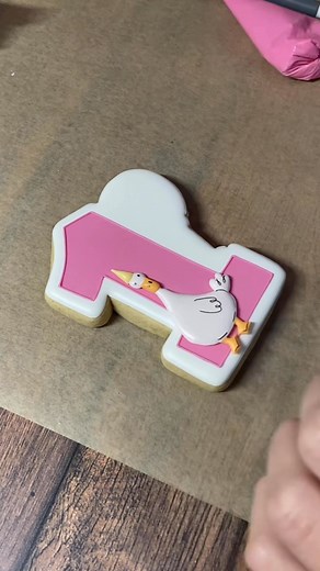 341K views · 3.9K reactions | my first baby’s first birthday 梁謹勺 I went back and forth on her theme for a long time but ultimately chose what I thought would make the cutest cookies 﫣also this song is giving stranger things and I am very excited for the next season to come out!!! #onesillygoose #sugarcookies #cookiedecorating | Maddie's Cookie Co. | Facebook