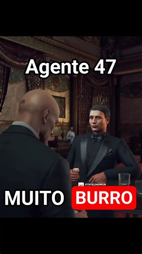 Agente 47 MUITO BURRO quer USE THE BATHROOM #hitman #hitmanworldofassassination