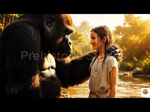 Lost Girl Faces a Giant Gorilla in the Jungle | What Happened Next Will Amaze You