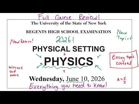 June 2026 Ultimate Regents Physics Review | EVERYTHING YOU NEED TO KNOW (every topic covered)
