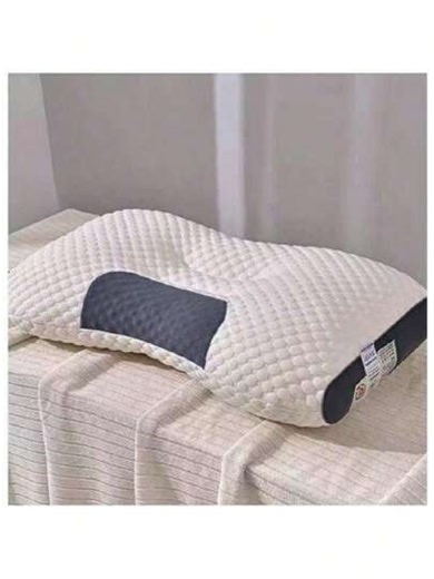 1 Piece Ergonomic Neck Pillow, Neck Support SPA Honeycomb Pillow, Not Flat And Not Deformed, Anti-Collapse Neck Pillow, Comfortable Sleep, Protect Cervical Spine, Side Orthopedic Contour Bed Pillow, Suitable For Back Sleepers, Stomach Sleepers, Breathable Sleep | SHEIN