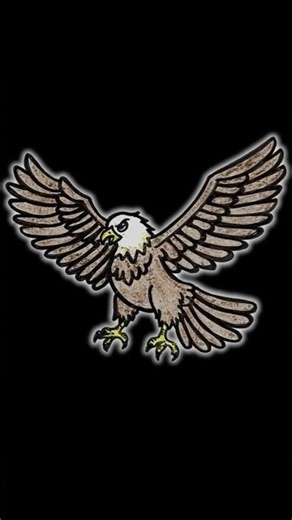 🦅 Bald Eagle #howtodraw #drawing #drawingtutorial #art #myartistkid #eagle #baldeagle