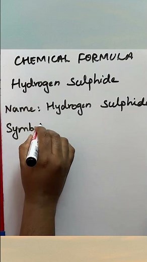 Ionic Compounds Made Easy Hydrogen Sulphide Formula Trick