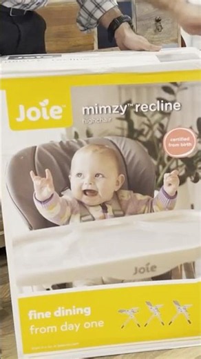 Joie Mimzy Recline High Chair Installation and Unboxing