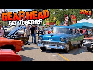MASSIVE CAR SHOW!!! Rat Rods - Muscle Cars - Hot Rods - Street Rods - Gearhead Get Together 2025 USA