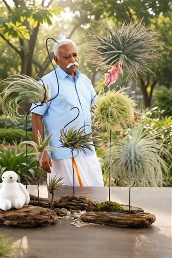 You can make different style Air plants #gardening #garden #houseplants