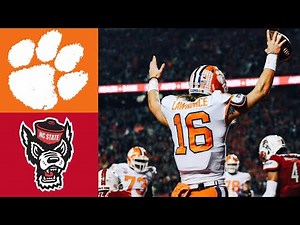 #5 Clemson vs NC State Highlights | NCAAF Week 11 | College Football Highlights