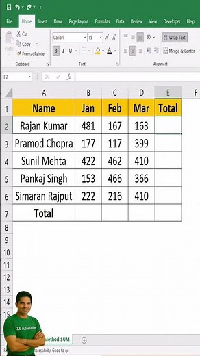 How to Quickly Sum in Excel #excel #excelforbeginners #exceltutorial #excelcourse #exceltraining