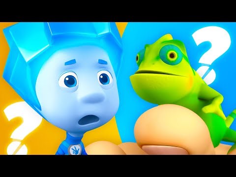 Atrapa al camaleón" | Los Fixis | Animación para niños