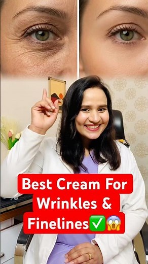 Best Cream For Wrinkles & Finelines ✅ | #doctorrajni #skincare #antiaging #explore #wrinkles