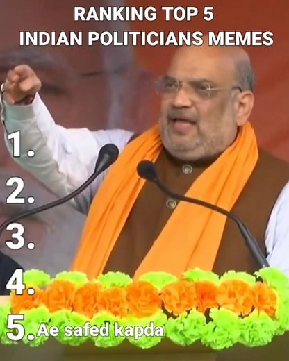 Ranking Top 5 Indian Politician's Memes #funny #indianpolitics