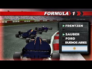 Formula 1 (1995) ps1 gameplay: Buenos Aires - Heinz Harald Frentzen (Hard)
