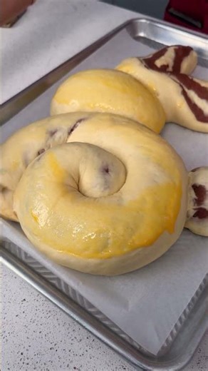 Brioche marbrée lapin de Pâques 🐰 #shorts