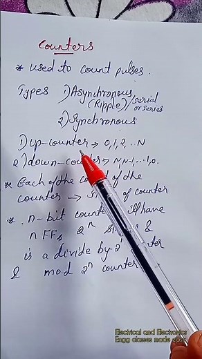 Counters- Asynchronous and synchronous counters