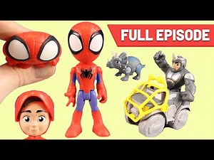 NEW! 👋 Meet Peter Parker AKA Spidey🕷- Spidey And His Amazing Friends | Pretend Play Toys | S1 E1