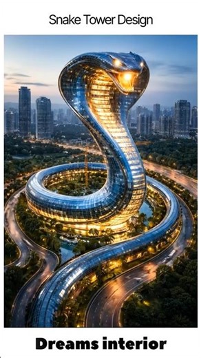 “The Serpent Rise 🐍 | Next-Gen Snake Tower Design” #shorts