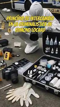 PRINCIPIO DE INTERCAMBIO como fundamento de la CRIMINALÍSTICA| Edmond Locard