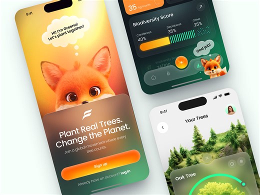 Mobile App for Tree Planting App