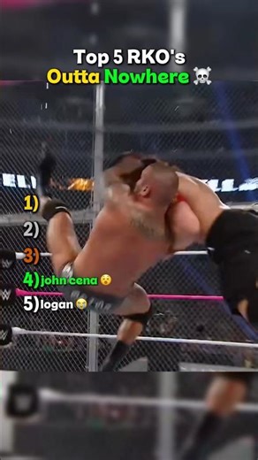Ranking RKO’s Outta Nowhere 🤩 #wwe #wwesmackdown