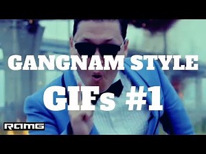Best GIFs | Gangnam Style GIFs #1 | Dance Style Video Compilation with Instrumental Music